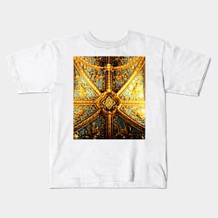 gold in the blue of eternity Kids T-Shirt